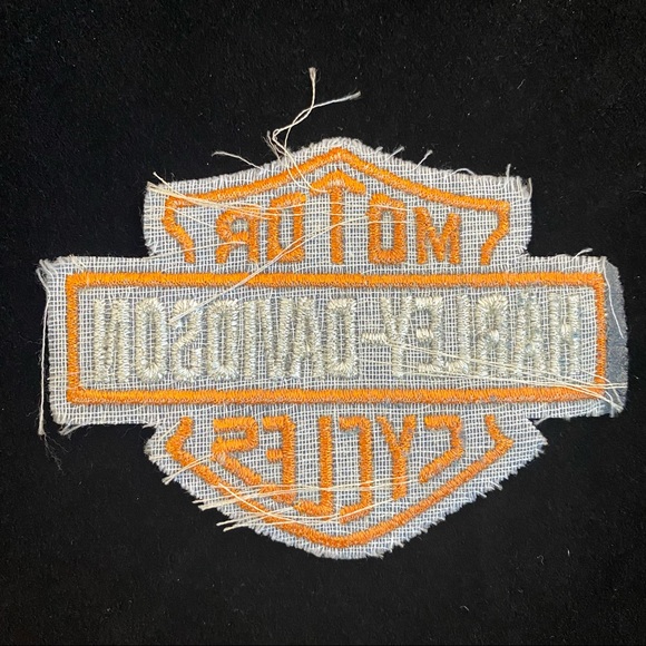 Vintage Harley-Davidson Motorcycles Shield Patch - Picture 3 of 7